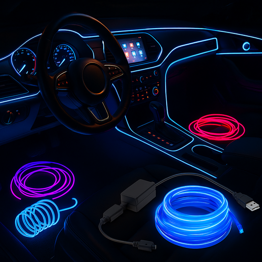 Car Interior Led Decorative Wiring Neon Strip