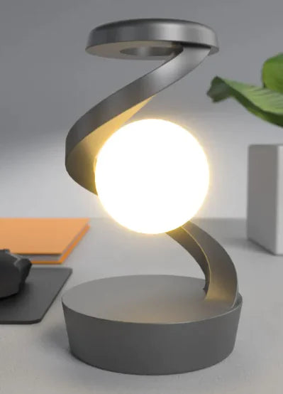 Rotating and Levitating Moon Desk Lamp