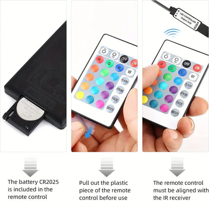 LED Strip Lights Smart Bluetooth 24Key Remote